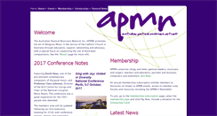 Desktop Screenshot of apmn.org.au