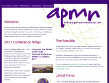 Tablet Screenshot of apmn.org.au